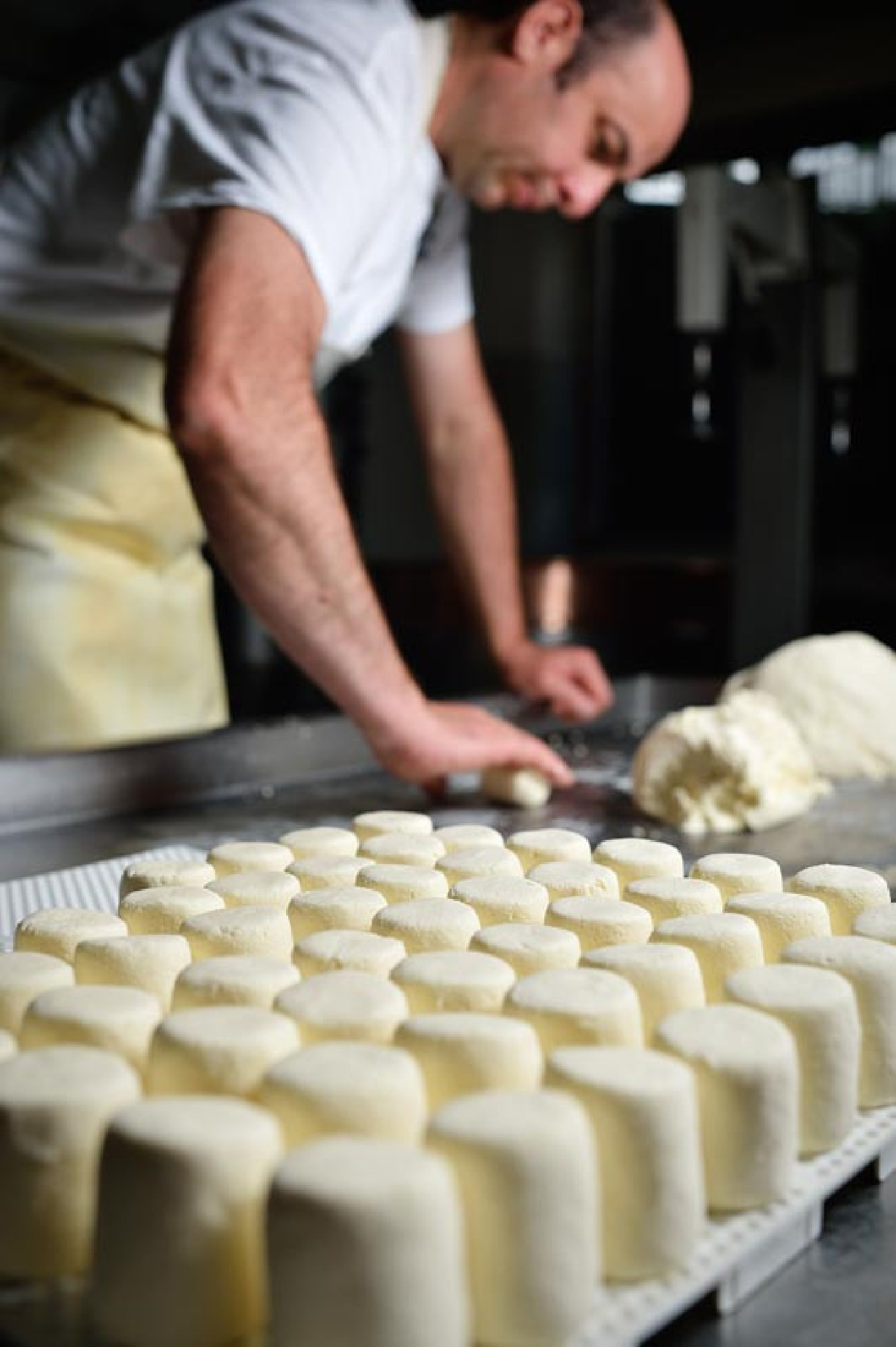Cheese maker producing Agri di Valtorta